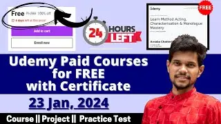 How to get Udemy Courses for FREE in 2024 | Udemy Coupon Code 2024 |  Latest Udemy Coupons
