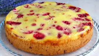 STRAWBERRY cake that melts in your mouth. incredibly gentle