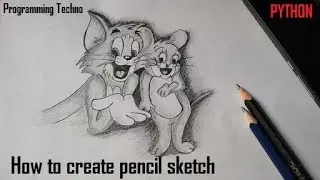 how to create pencil sketch