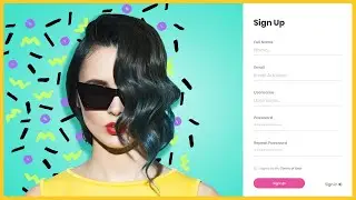 How To Make Registration Form In HTML & CSS | Sign Up Form Design Using Html & CSS Step By Step