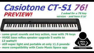Casiotone CT-S1 76 Preview