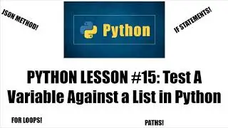 How To Test a Variable Against a List in Python