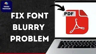 How to Fix PDF Text Font Blurry Problem