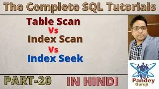 20. Difference Between Table Scan, Index Scan, And Index Seek| Complete SQL Tutorials for Beginners