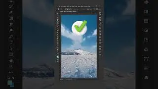 Transform Photos into Snow in SECONDS ❄️ #shorts #photoshop