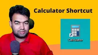 How add calculator shortcut to desktop on windows 10 and 11