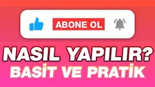 Videoya Abone Ol Animasyonu Ekleme | YouTube Abone Ol Animasyonu Nasıl Yapılır