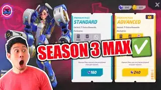 T3 Arena - Season 3 *Advanced Pass 😱 Free Rewards 🎁 | Mythic Skin Gameplay
