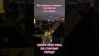 Скоро прогулка по Старому городу и по видовым площадкам Таллинна 