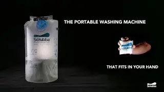 Travel & camp washing machine - Scrubba Waterclear wash bag