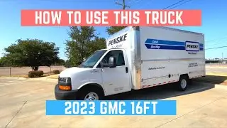 How to Drive / Use the 2023 GMC Penske 16 Foot Truck