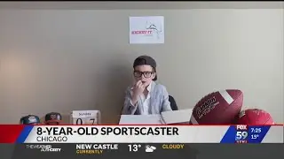 8-year-old starting sports broadcasting career early