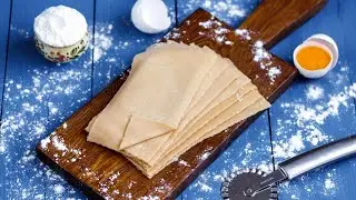 🥠 Lasagne sheets - recipe video. How to make and store lasagna dough sheets at home?