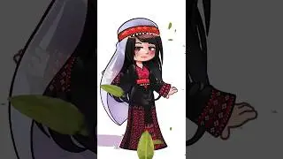 part 7 of making an oc from different countries 🇵🇸 gacha x ibis paint ✨