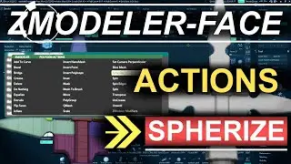 ZBrush - ZModeler Polygon(Actions) - Spherize