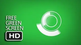 Free Green Screen - Hologram Circle 3