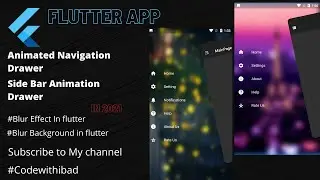 Animated Sidebar Menu || Animated Navigation Drawer || Side Bar Animation Drawer