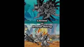 Lasvoss vs Balrog - Battle Cats 