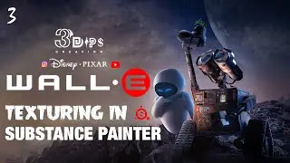 How to Texture the WALL-E Robot from Pixar's Movie | Part 3 | Advanced Detailing & Materials