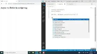 Async and defer in JavaScript   Async in JavaScript   Defer  in Javascript  JavaScript for beginners