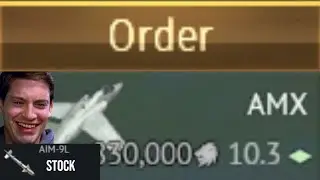Peaceful Stock Grind AMX Ghibli With Stock AIM-9L (5 Hours 38 Battles)