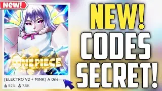 A One Piece Game New Codes!! | ROBLOX *SECRET* CODES [ Electro V2 + Mink]