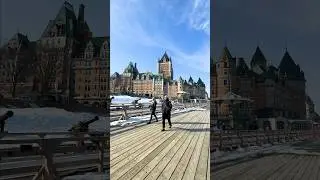 Hey bandita aquí 7 cosas que pueden hacer en la Ciudad de Quebec en un sólo día durante el invierno.