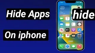 how to hide apps on iphone iOS 17 // Hide Apps on iphone new way