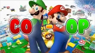 Super Mario 3D World Wii U | Co Op Part 1 World 1| THE BELL HAMMER