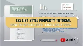 CSS List Style Property Tutorial - How to Style Lists Like a Pro!