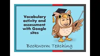Vocabulary improvement activity and assessment