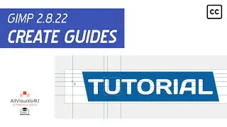 GIMP Tutorial - General #4 - How to create guides