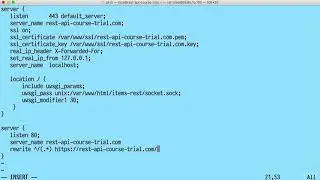 9. Configuring nginx for SSL. 