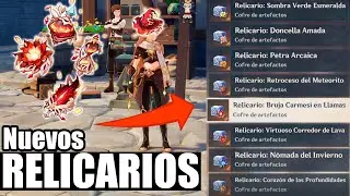 RECICLANDO 1000 ARTEFACTOS LEGENDARIOS ¿es mas FACIL de sacar BRUJA CARMESI? || Genshin Impact 3.0