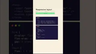 Responsive Layout Using Flexbox #flexbox #coding #webdesign #webdevelopment #programming #htmlcss