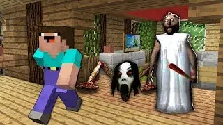 СЛЕНДЕРИНА ИСПУГАЛА НУБОВ МАЙНКРАФТЕРОВ / НУБ СЛЕНДЕРМЕН В MINECRAFT