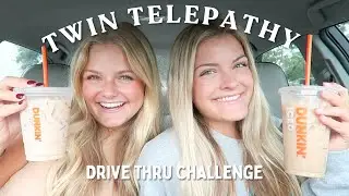 Twin Telepathy Drive Thru Challenge