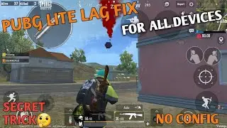 PUBG MOBILE LITE LAG FIX 1GB 2GB 3GBRAM PHONE | LAG FIX IN PUBG LITE I pubg lite zero lag settings