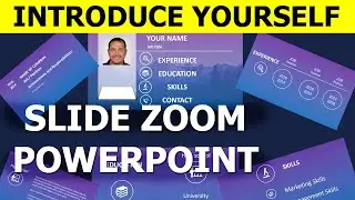 PowerPoint slide zoom about yourself ideas - PowerPoint presentation tutorial - Enix tutorial