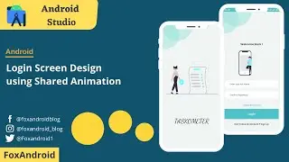 Login Screen Design with Shared Animation || Android UI/UX Tutorial || Android Studio Tutorial