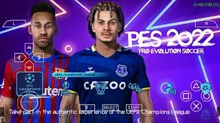 🆕 eFOOTBALL PES 2022 PPSSPP Latest Transfers 2022 & Real Faces Kits New Menu Camera PS5 Graphics HD
