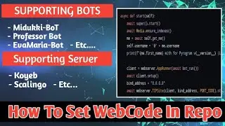 How To Add WebCode In Python | PythonBot | Telegram Bot | Malayalam MoTech #telegram