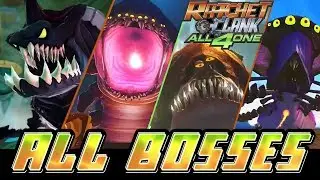 Ratchet & Clank: All 4 One All Bosses | Boss Fights  (PS3)