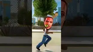 👮 КАК ПОЛИЦЕЙСКИЙ ОТРЕАГИРУЕТ НА УДАР в GTA? #shorts