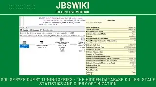 SQL Server Query Tuning Series - The Hidden Database Killer: Stale Statistics and Query Optimization