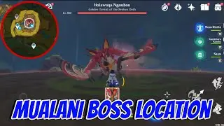 Mualani Boss Location Genshin Impact | Golden tyrant of the broken oath Location