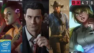 RX 470 + i3 10010f. Test in 5 games. Medium-high settings.