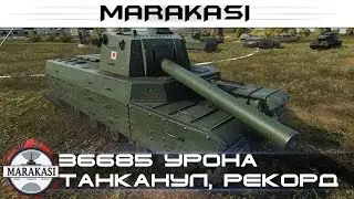 36685 урона танканул, рекорд вытанкованого урона за все время World of Tanks