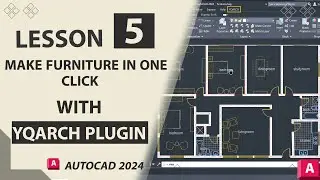 make furniture in one click with yqarch plugin || lesson5