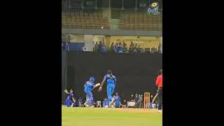 Jofra Archer bowling in MI colors | Mumbai Indians